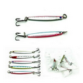 3D Eyes Metal Fishing Lure with Hook - 7 Cm Long